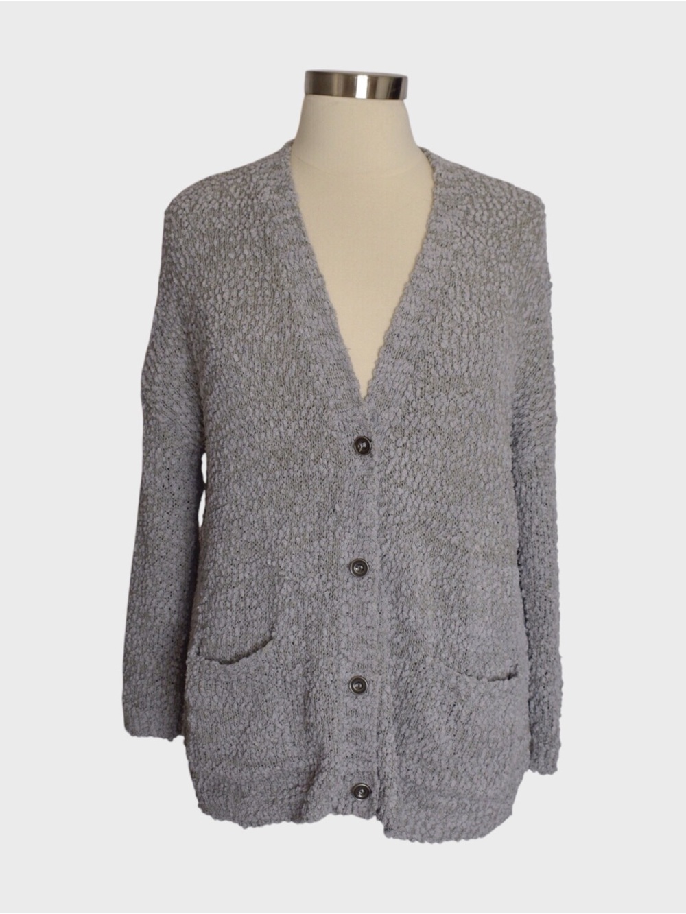 Say What? Soft Textured Button Front Cardigan